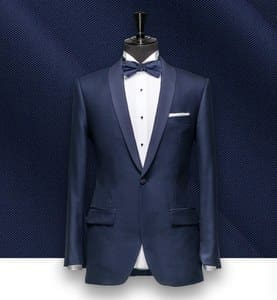 smoking tuxedo sur mesure paris, costume privé col chale