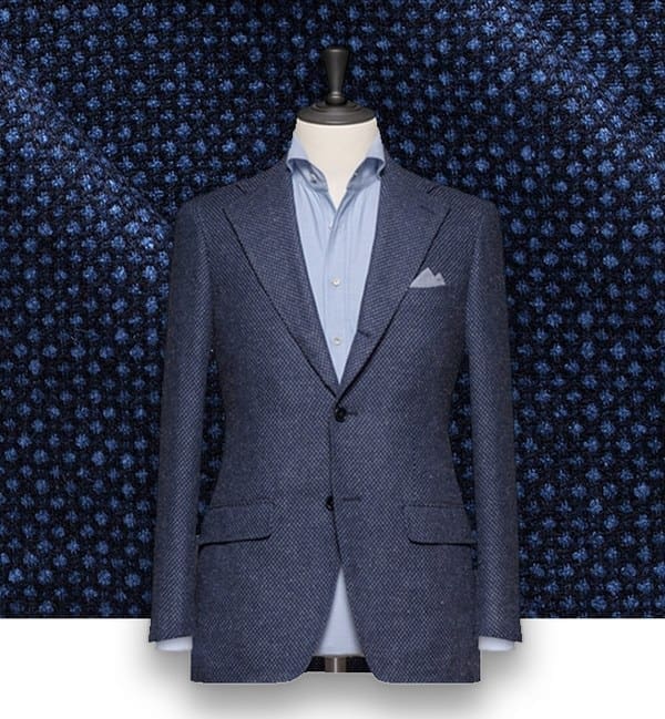 Blazer Bleu caviar tailleur paris costume privé paris