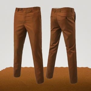 pantalon chino orange abricot homme