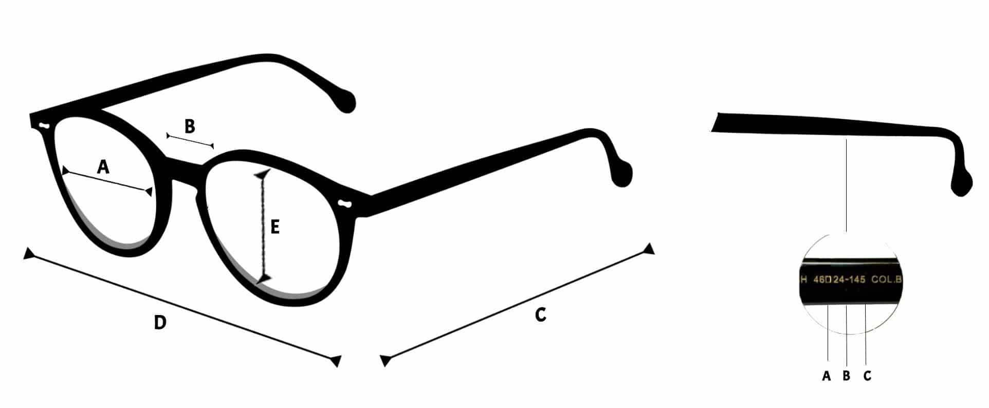 taille lunettes de soleil