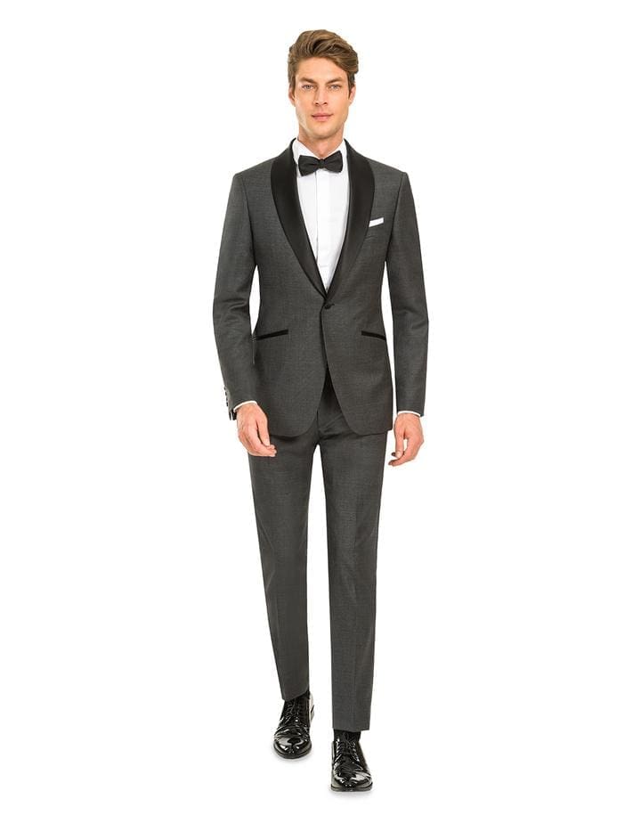 smoking gris mariage homme sur mesure costume privé paris