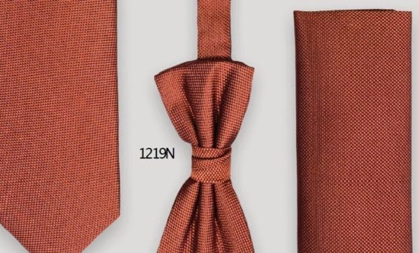 cravatte terracotta orange terre battue accessoires mariage