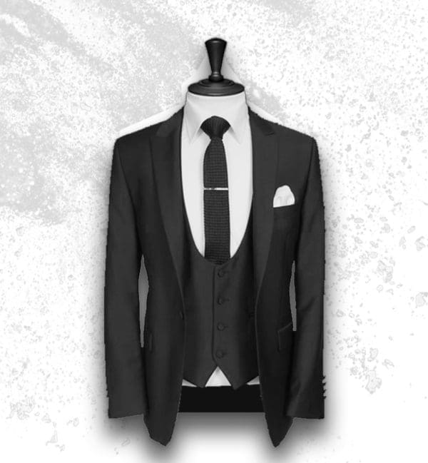 costume mariage noir 3 pièces sur mesure smoking tailleur paris